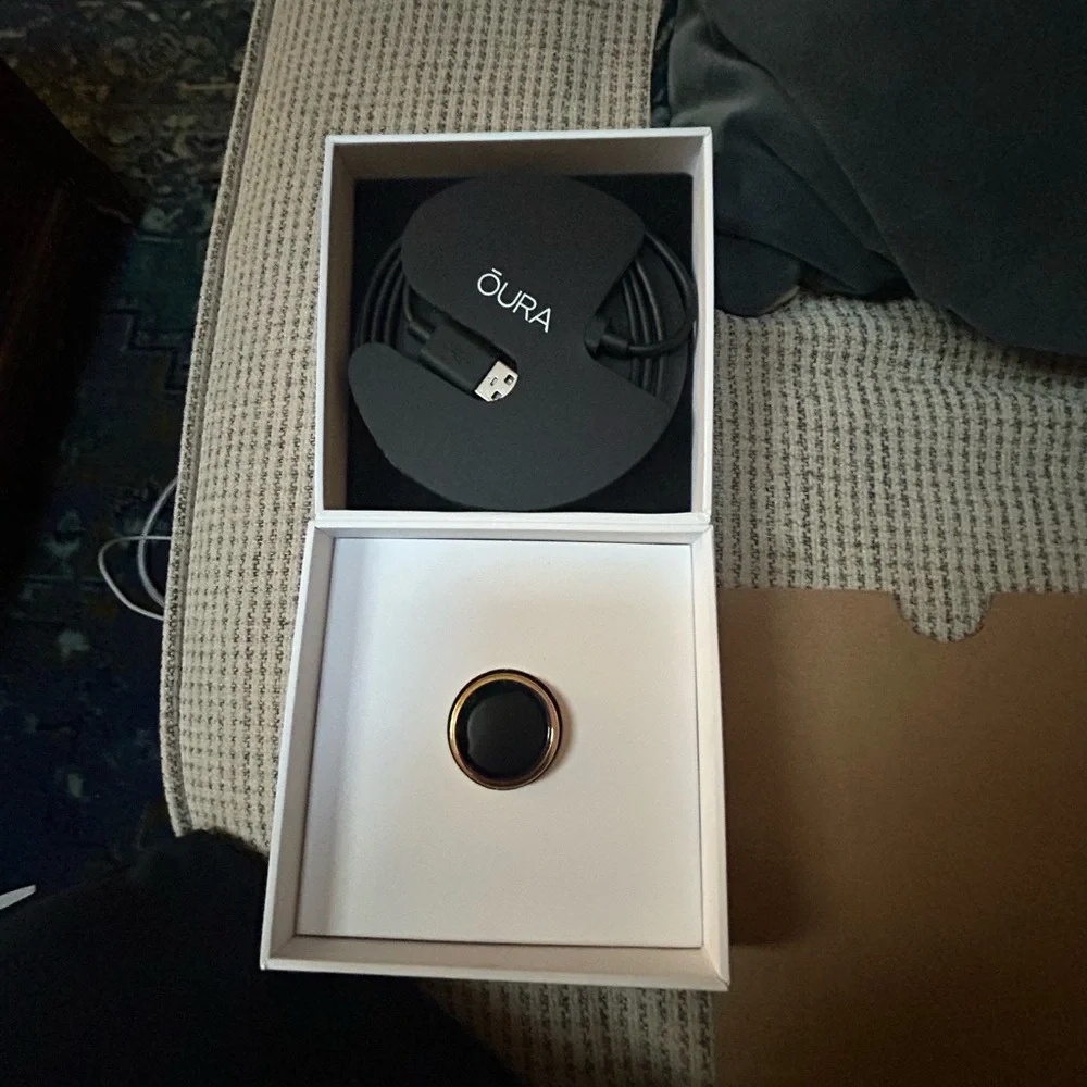 brand new gold Oura ring Gen 3 horizon size 13